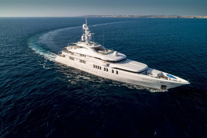 Seychelles 30% discount: 70m Super yacht TALISMAN C charter special offer for low season enquiries