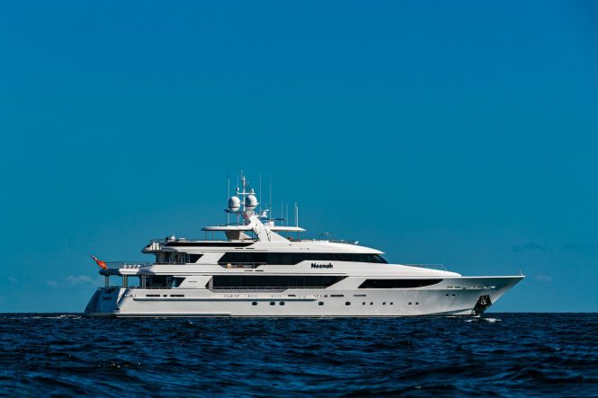 Super yacht NEENAH – a brand new addition to the 50m+ luxury charter market