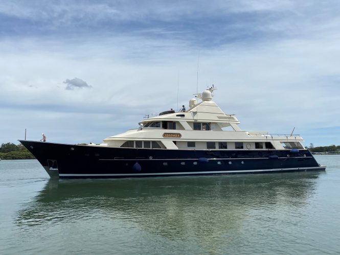 Iconic motor yacht KOKOMO II back on the water after an extensive refit