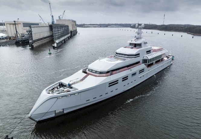 JUST LAUNCHED: 90m superyacht Project 1601 from Lürssen