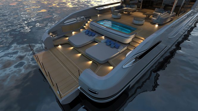 Baglietto HULL 10238 Beach club