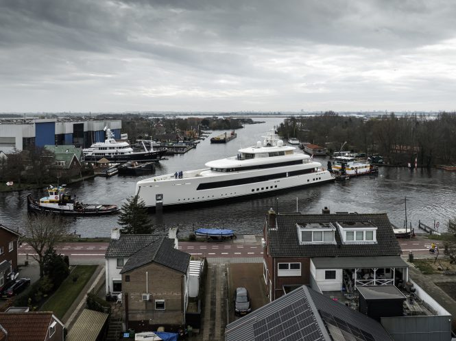 PROJECT 823 | at her launch | photo Feadship