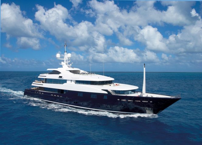 Recently refitted 60m super yacht O’EVA available for charter in the Mediterranean