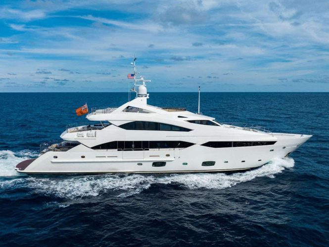 It’s time to charter 40m luxury yacht ABOUT TIME in New England or the Bahamas