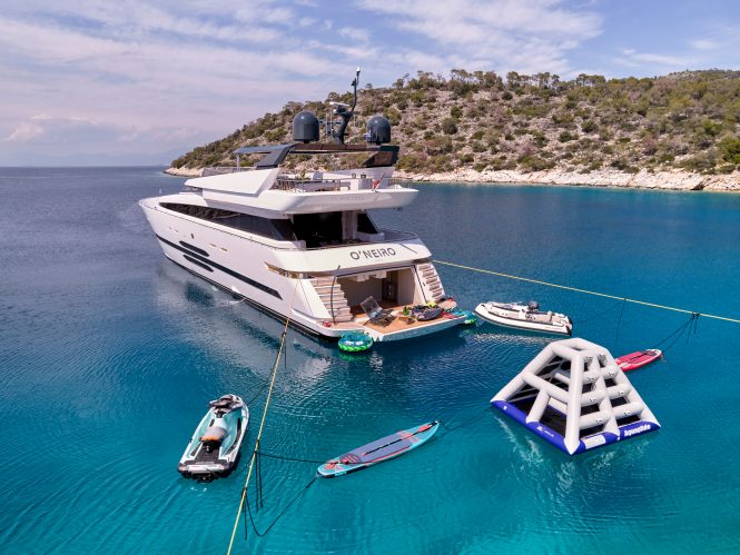 Brand new super yacht O’NEIRO launches onto the Greek charter market this summer