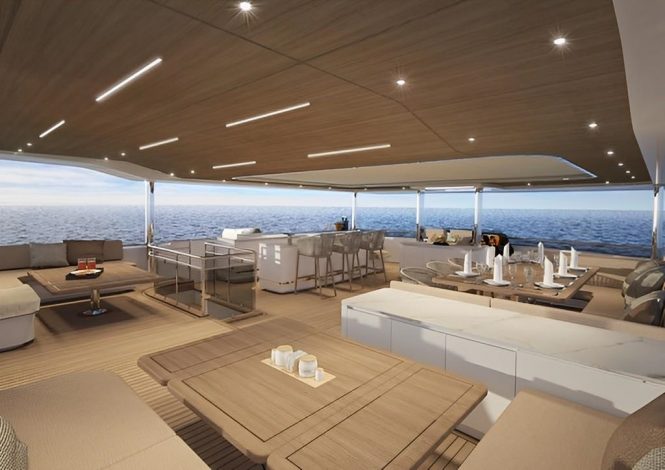 Sociable sun deck
