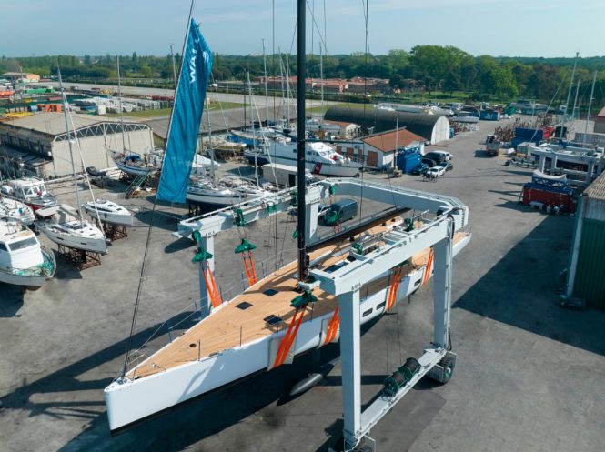 30m sailing yacht WALLY 101 launched in Italy