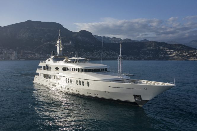 Outstanding 55m superyacht SAMIRA is now available for charter following a total transformation