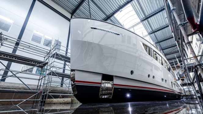 Superyacht SEAFLOWER launches as the sixth Mulder ThirtySix