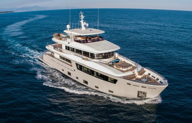 33m superyacht SASSA LA MARE available for charters in the finest European locations