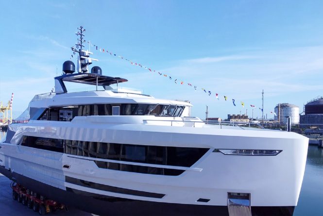 Ocean King reveal 37m luxury yacht VAYUS at the Venice Boat Show