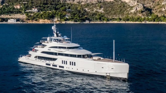 67m Superyacht CALEX join Caribbean yacht charter market