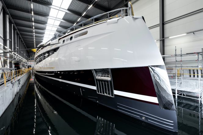 Motor yacht SPARTA on water at Heesen Yachts - photo © Ruben Griffioen