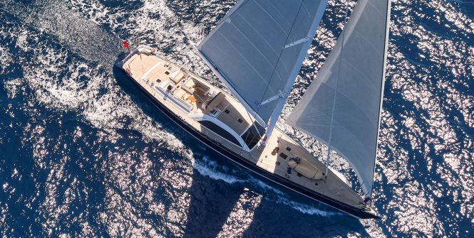 Elegant 34m sailing yacht ERATOSTHENES is ready for the summer charter season