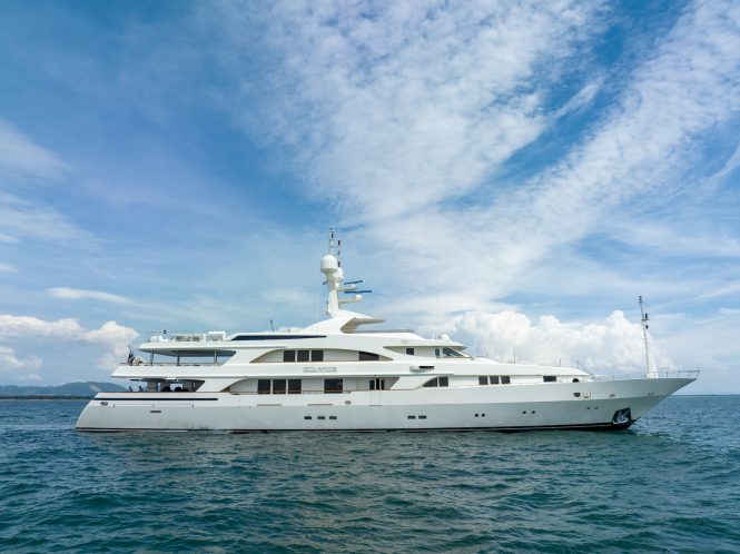52m superyacht SOLAFIDE (ex Vianne) relaunched following refit at Lusben