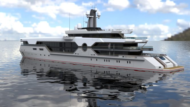 Abdulbaki Şenol reveals new 110m superyacht concept