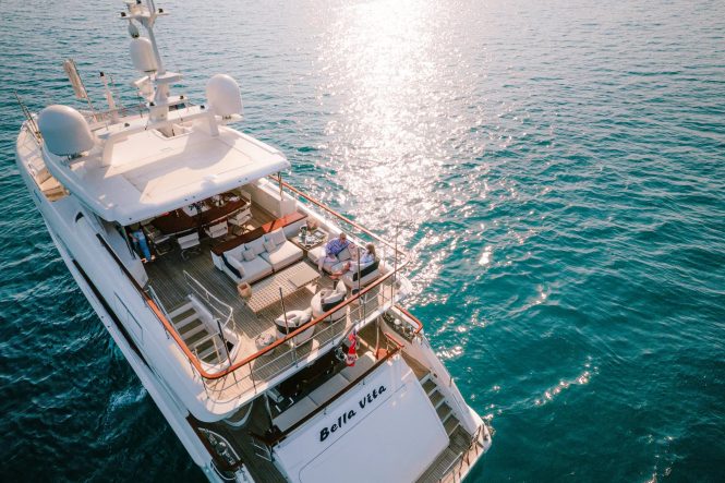 29m BELLA VITA yacht available for charters in the Western Mediterranean