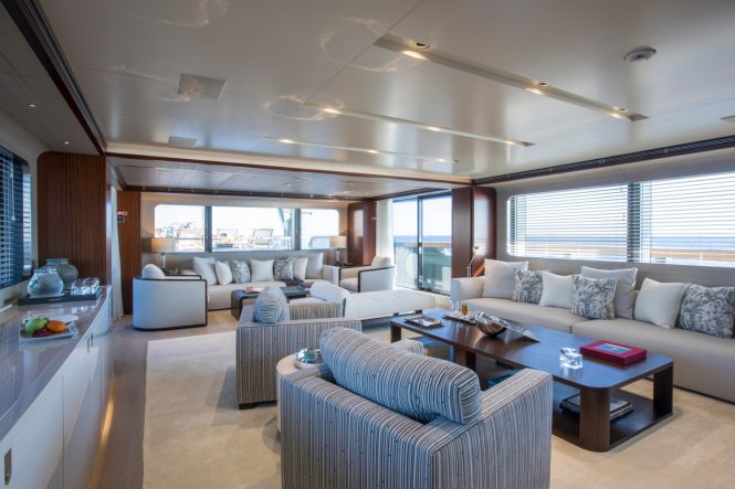 Interior featuring main saloon