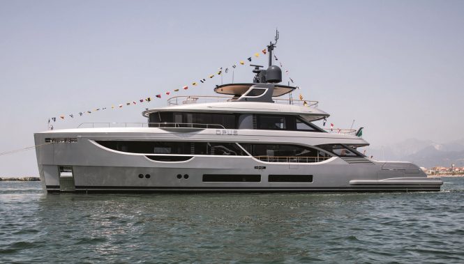 Motor yacht OPUS launched as the sixth Benetti Oasis 34M