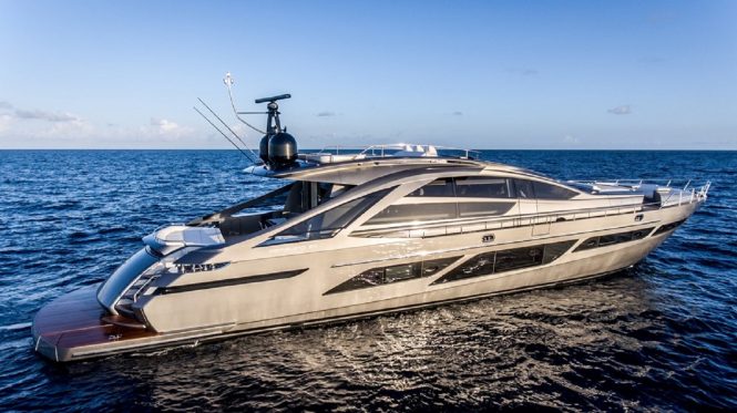 Striking and sporty 24m motor yacht JUST 4 available for charter in the Mediterranean