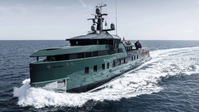 First 58m SeaXplorer explorer yacht PINK SHADOW has been delivered
