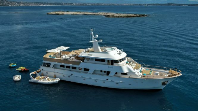 Classic 1993 luxury yacht EVA has been carefully restored for the charter market