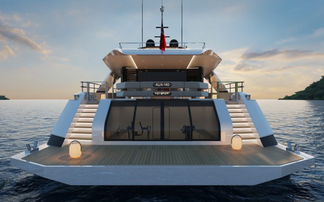 Stern view
