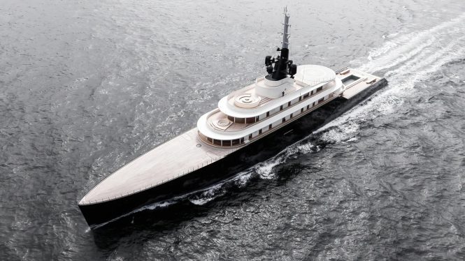 118m mega yacht LIVA (ex. Project Celerius) from Abeking & Rasmussen is delivered