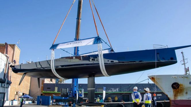 Sailing yacht GELLICEAUX launched by Southern Win as the first SW108 Hybrid