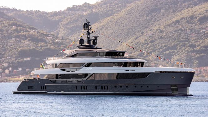 Sanlorenzo delivers 57m superyacht ALMA to her new owners