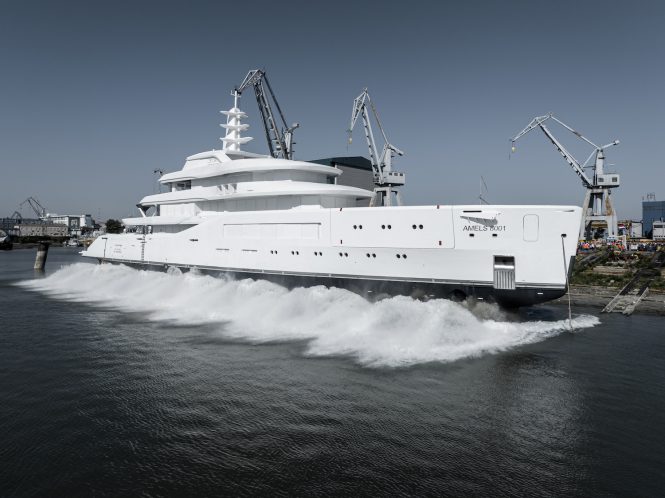 80m Amels Limited Edition 80 leaves the construction shed