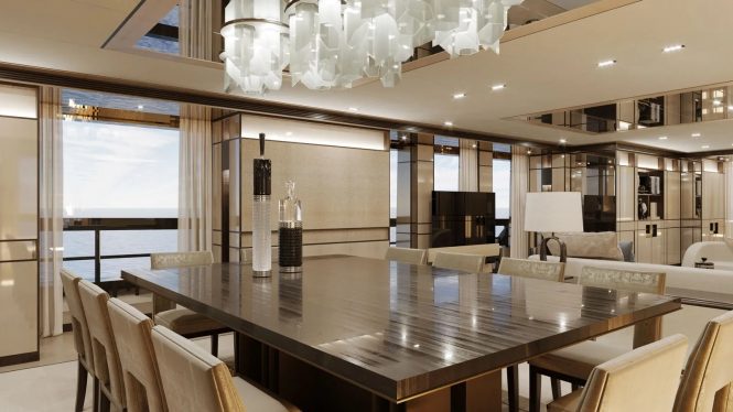 Main salon dining