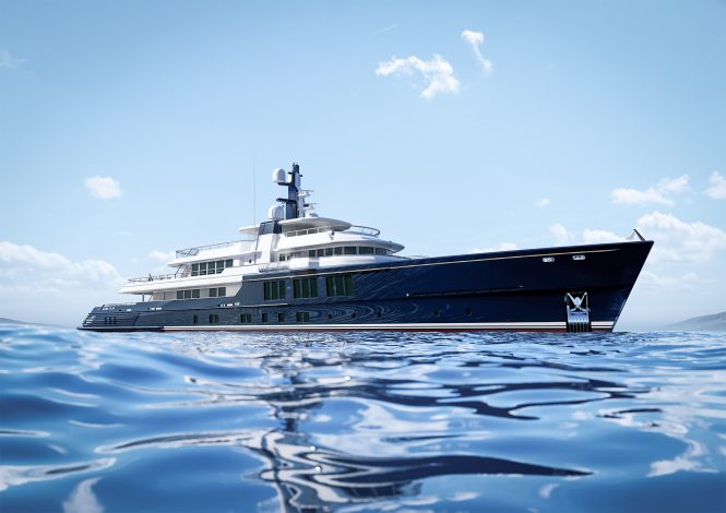 Mega yacht PROJECT THUNDERBALL (CRN 145): A 70m full custom superyacht from CRN