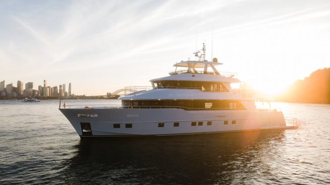 31m luxury yacht BLUESTONE 1 available for charter in Australia