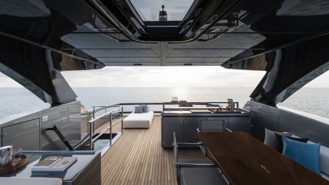 Riva 82 Diva flybridge