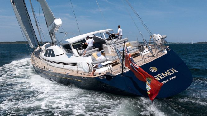 Dubois-designed and Fitzroy-built sailing yacht ANEMOI available for charter