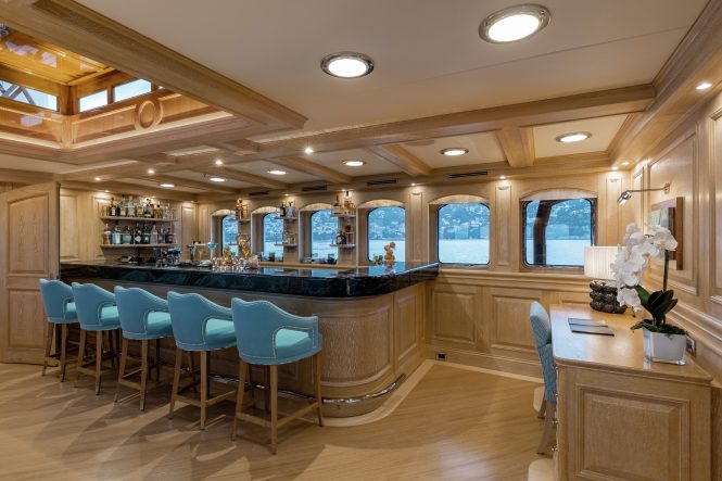Bar in the saloon