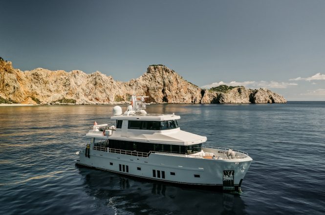 Explorer yacht LEMANJA charts a course across the Southern Mediterranean on her maiden voyage