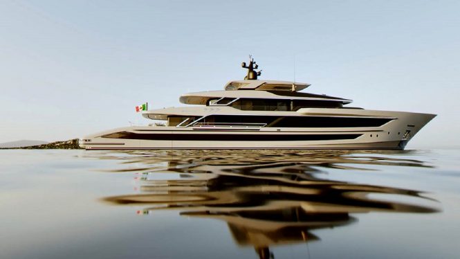 Second Baglietto T60 superyacht HULL 10262 keel is laid