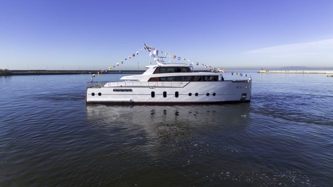 Codecasa motor yacht VERO hits water in Italy