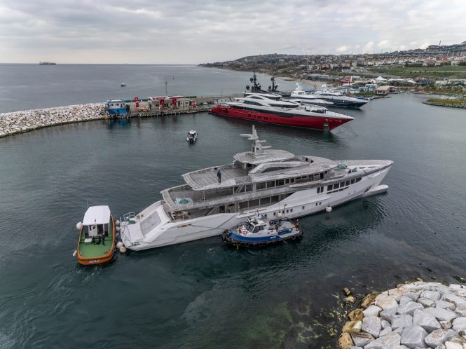 Technical launch of the first 52m Bilgin 170 series