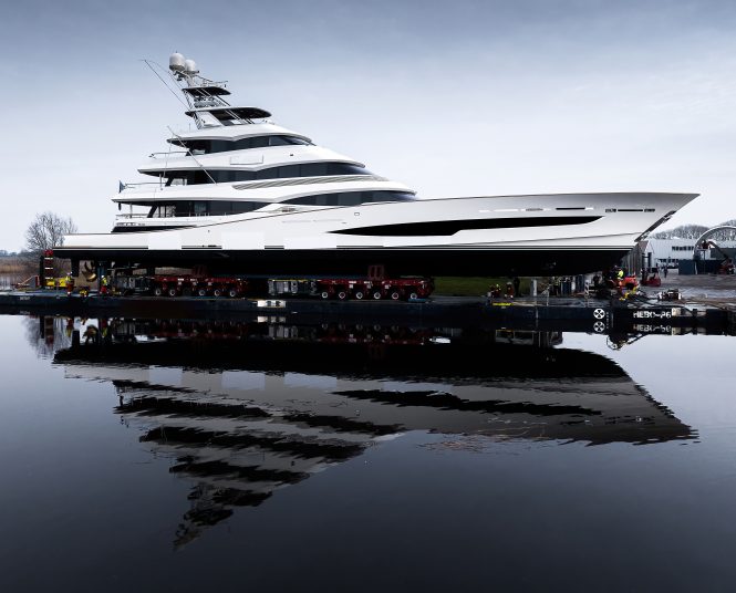 Ground-breaking 52m sportfisher motor yacht PROJECT 406 prepares for launch