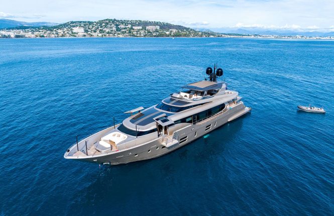 37m luxury yacht THE PALM is available for charter across the Mediterranean