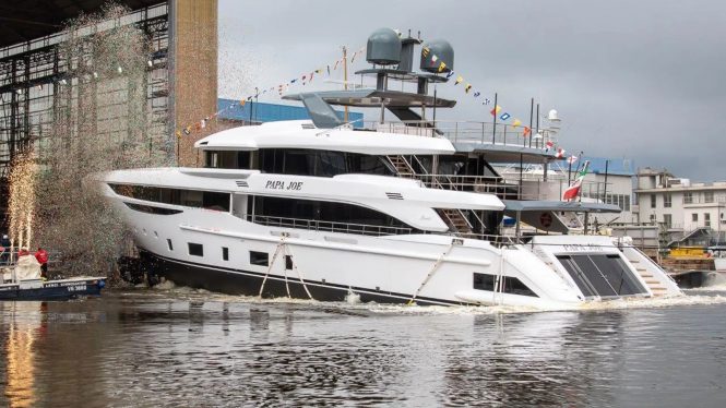 Superyacht PAPA JOE launches