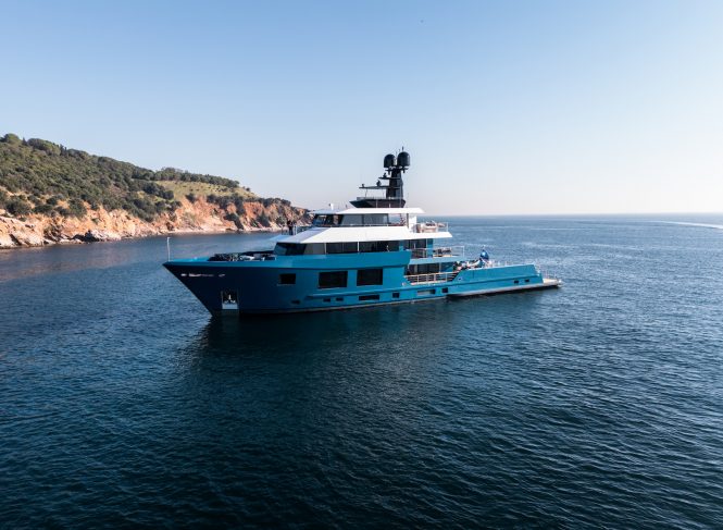 47m motor yacht KING BENJI embarks on a luxurious voyage of opulence and adventure