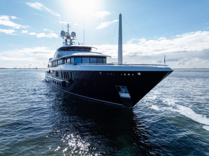 74m Superyacht NOME – an Amels 242 Limited Editions – is now on sea trials