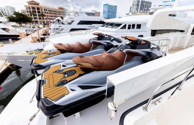 Jet skis on board