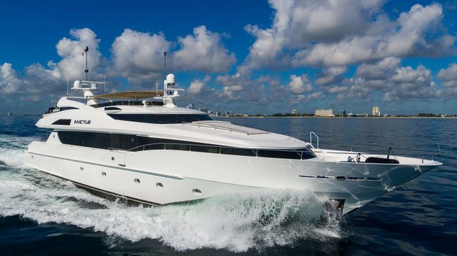 Luxury yacht INVICTUS available for charter in select destinations in the USA and Bahamas