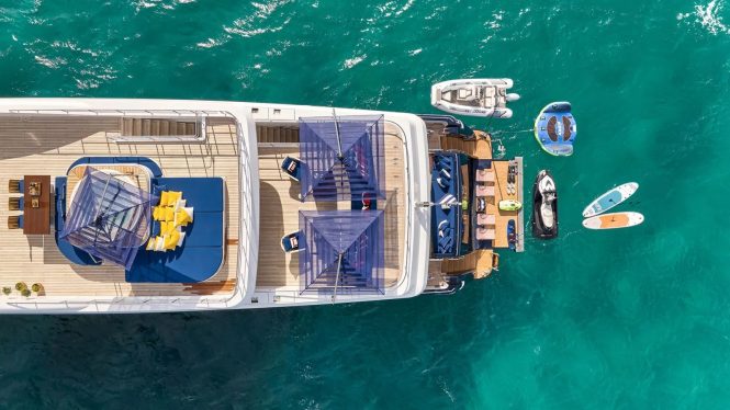Reduced charter rates offered by the beautiful 42m Baglietto superyacht TIMBUKTU in Greece