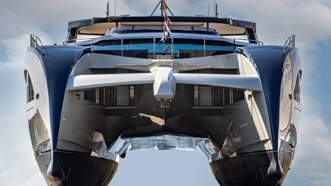 Rossinavi launch 43m hybrid-electric catamaran SEAWOLF X